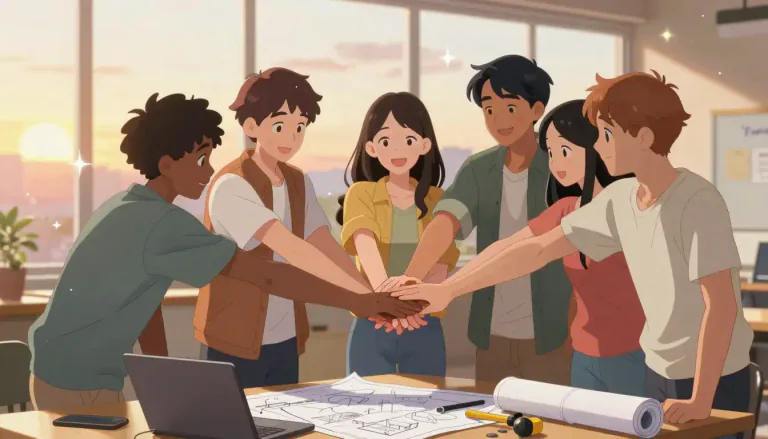 Visual representation of "comradery" - A connection between people derived from shared experiences or interests.