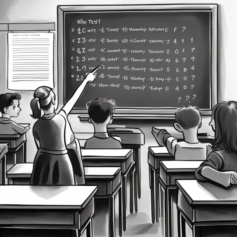 Visual representation of "teach to the test" - To guide students towards expected answers on standardized tests, instead of broader knowledge and skills