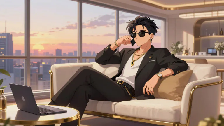 Visual representation of "bougie" - Referring to a type of lifestyle or consumer choice that includes luxury goods or experiences.