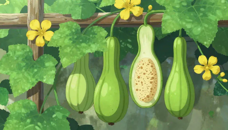 Visual representation of "loofah" - A plant of the gourd family from which loofah sponges are obtained.