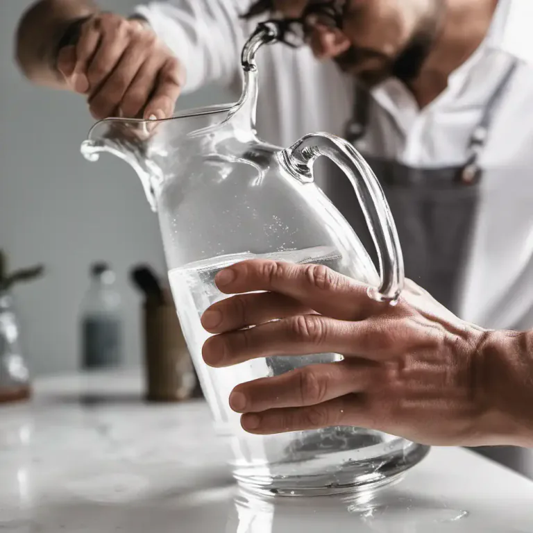 Visual representation of "pour into" - To put a liquid or particles from one container into another