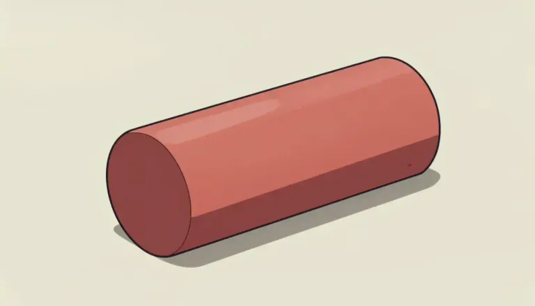 Visual representation of "cylinder" - A solid or hollow object with round ends and long straight sides