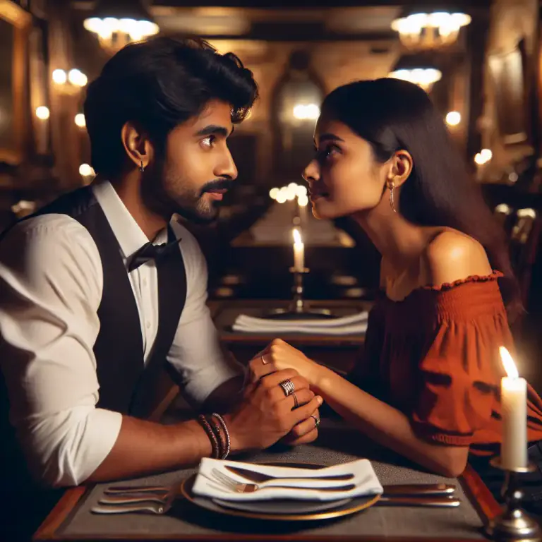Visual representation of "paramour" - A romantic partner outside of marriage.
