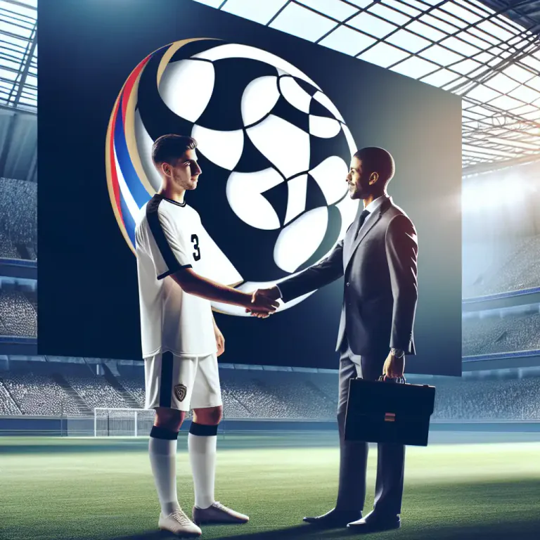 Visual representation of "sponsorship" - A business arrangement where a company pays to have their brand associated with a particular event or cause.
