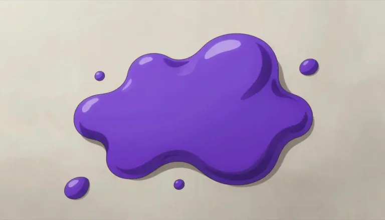 Visual representation of "blob" - A drop or shapeless mass of something, such as a liquid or semi-solid substance.