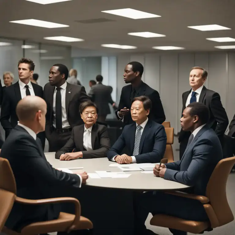 Visual representation of "bureaucracy" - A group of non-elected government officials who implement the rules, laws, and functions of their institution.