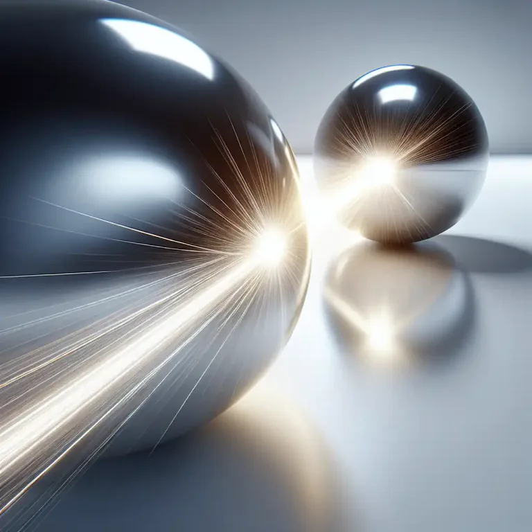 Visual representation of "repulsive" - In physics, referring to a force that pushes away or causes repulsion.