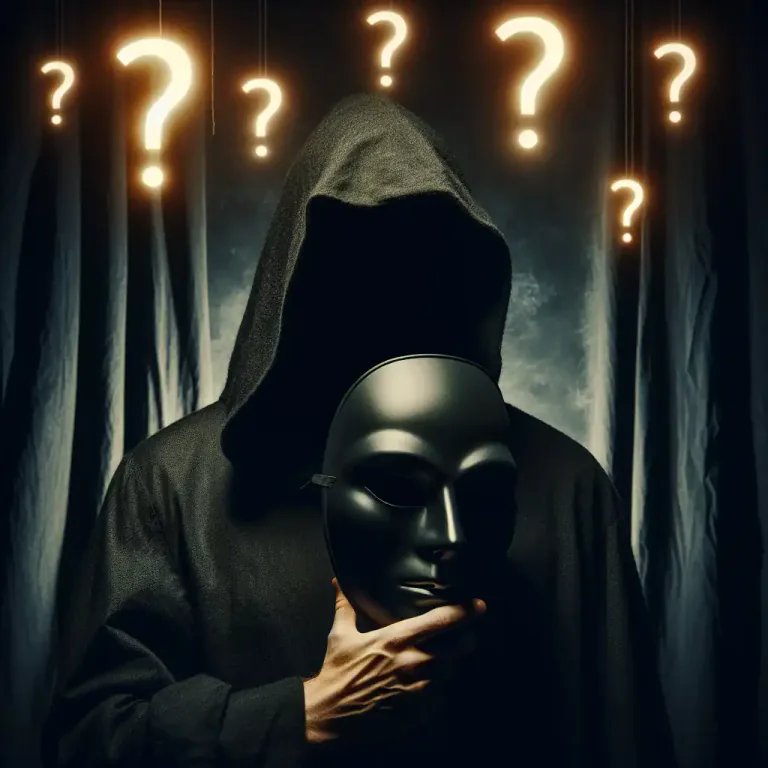 Visual representation of "behind" - Supporting or plotting something secretly