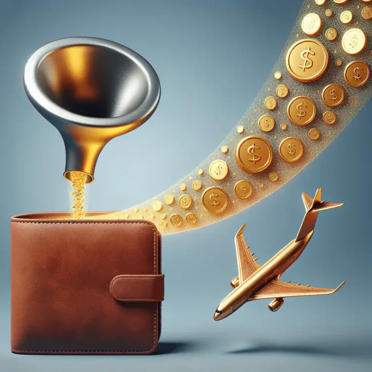 Visual representation of "drain" - Something or someone that uses up resources or money