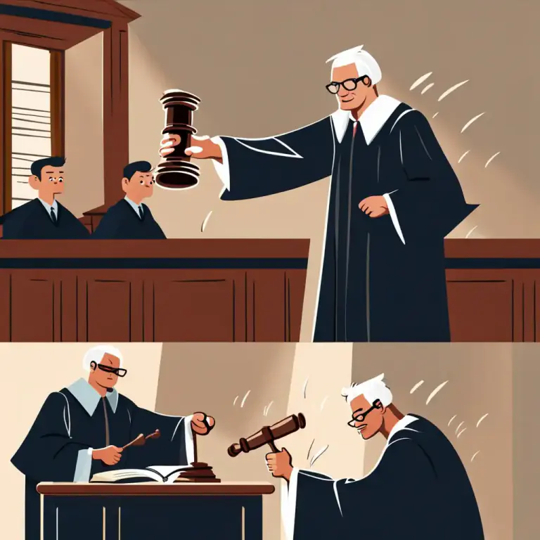 Visual representation of "arbitrary" - Decided by a judge or arbitrator rather than a procedure, rule, or law