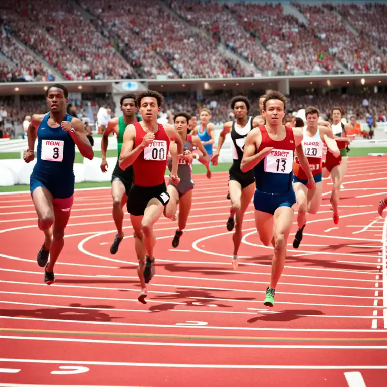 Visual representation of "be in the hunt" - To be actively competitive or directly involved in achieving something.