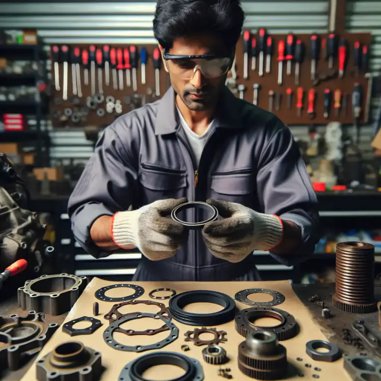 Visual representation of "annular" - Certain type of seal or gasket that is round in shape