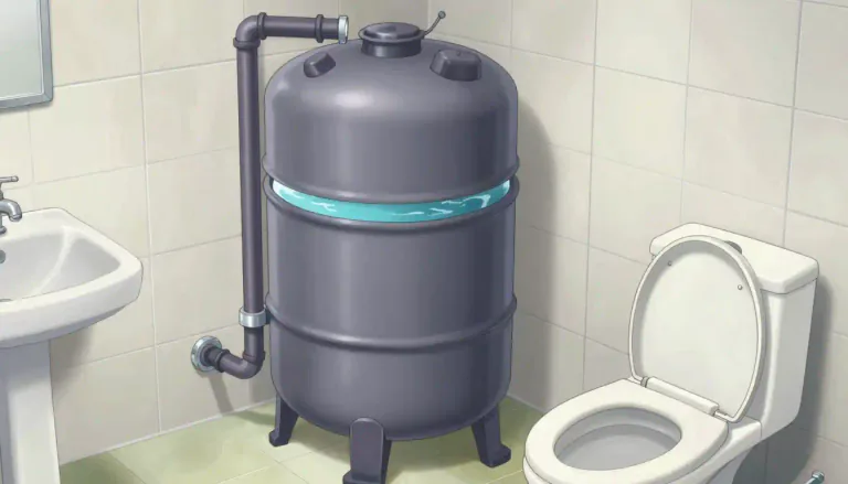Visual representation of "cistern" - A tank for storing water, usually one supplying taps in a building