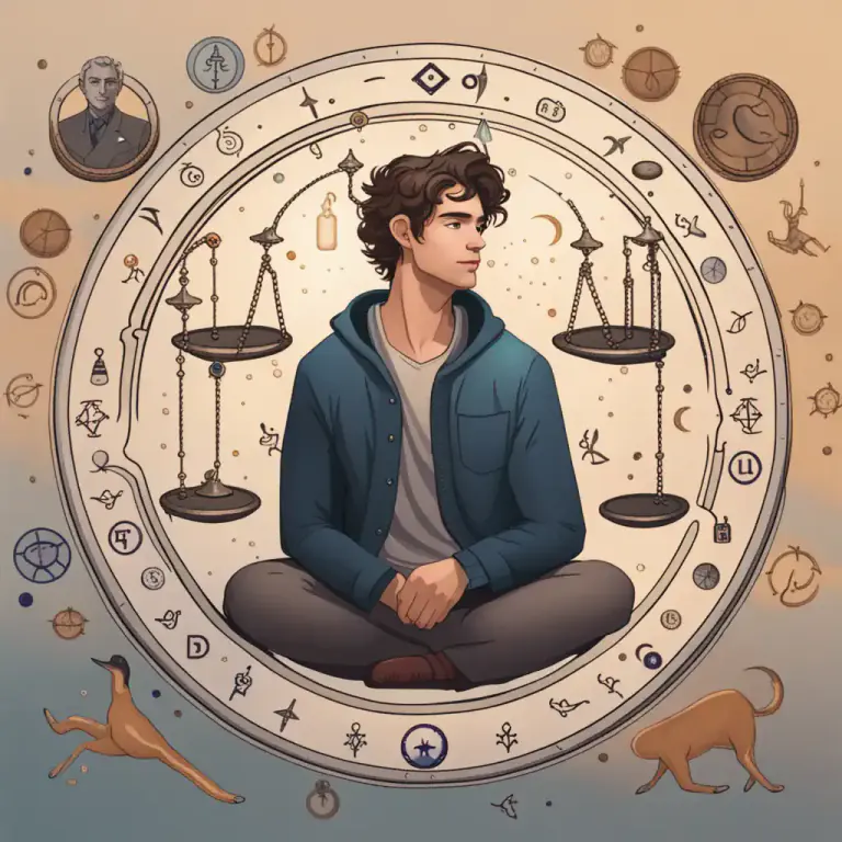 Visual representation of "libra" - The seventh sign of the zodiac, represented by the scales, in astrology.