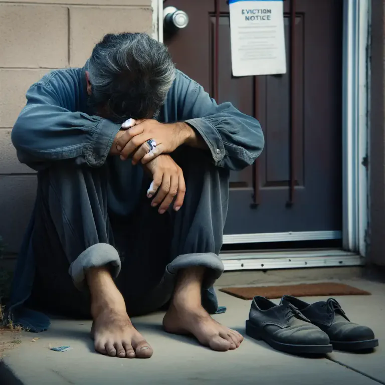 Visual representation of "tatters" - A poor or disordered state