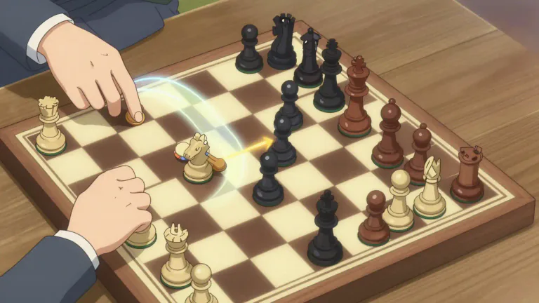 Visual representation of "deterministic" - Something is deterministic if its result is decided by its start state and rules, not by random chance.