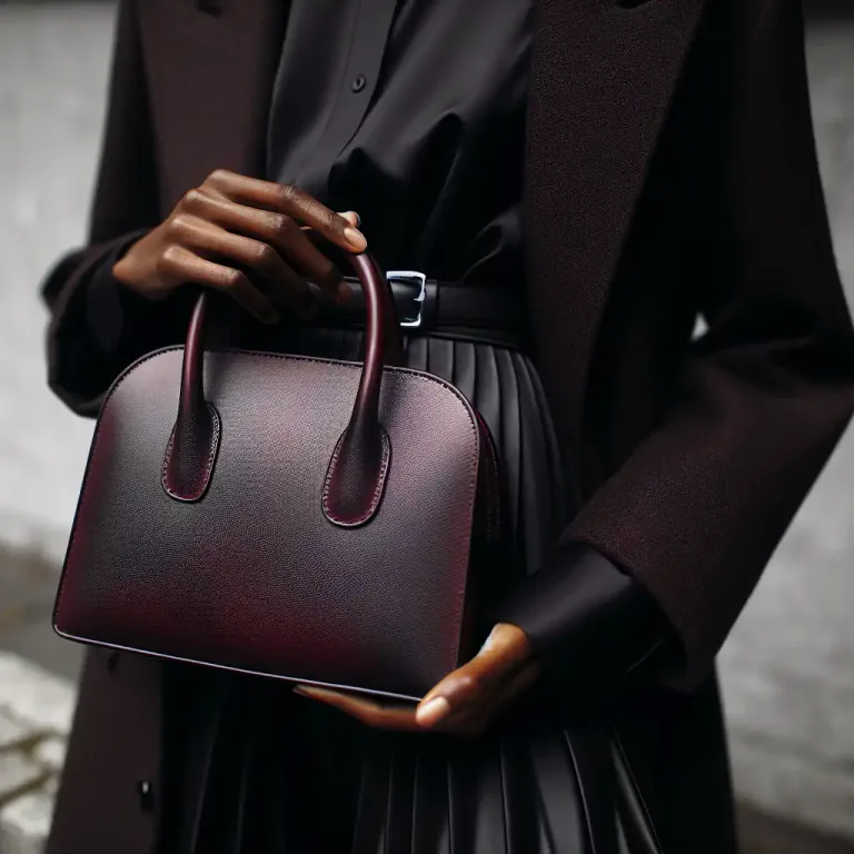 Visual representation of "puce" - Describing the color similar to dark red or purple-brown.
