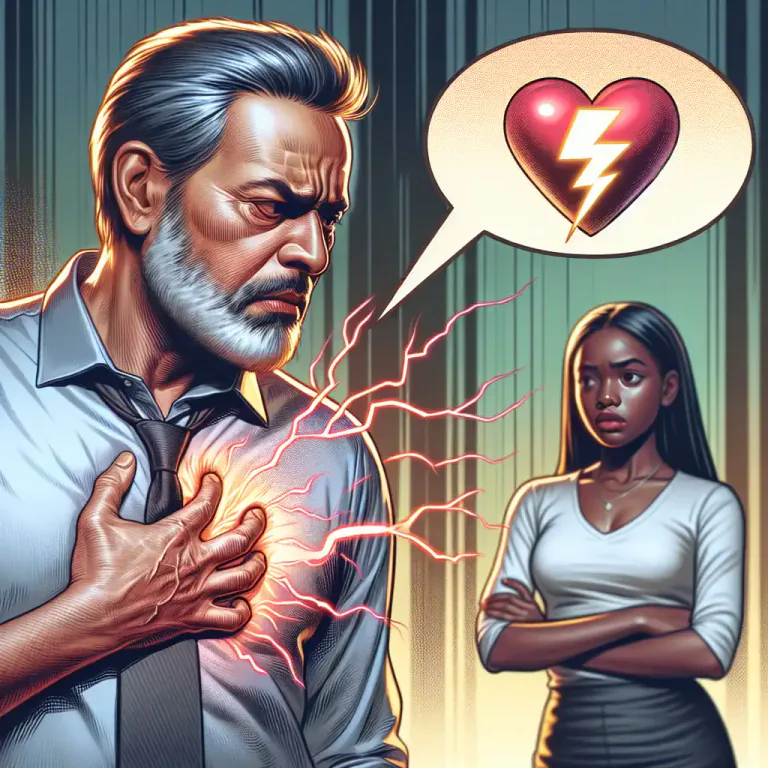 Visual representation of "twinge" - To cause a sudden sharp pain or emotional feeling.