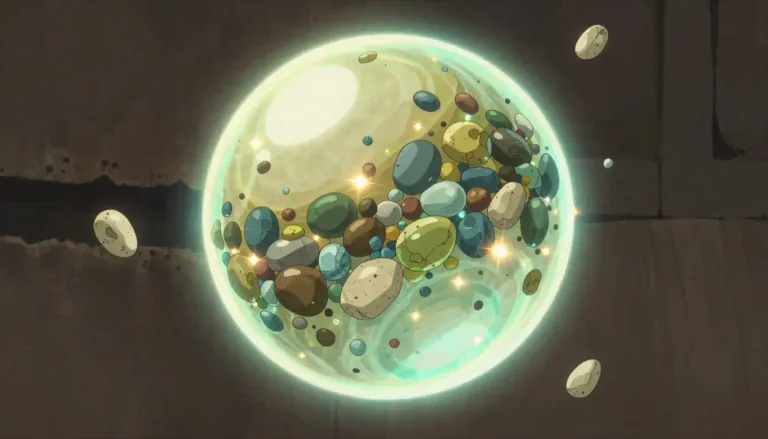 Visual representation of "accrete" - To add or join something to a larger whole, especially by accumulation.