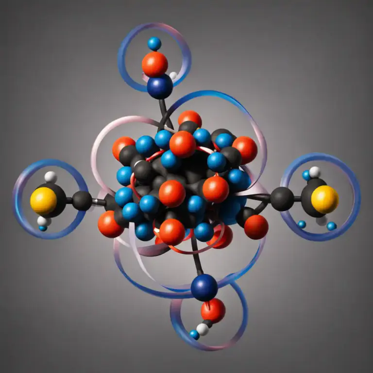 Visual representation of "hybridize" - In chemistry, to blend atomic orbitals to create new ones.