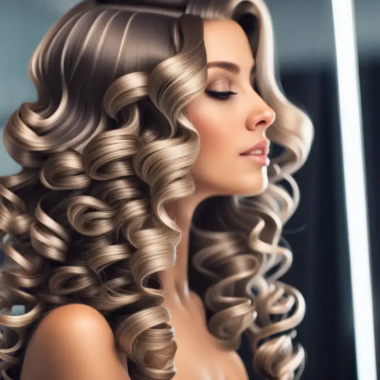 Visual representation of "frizzle" - The state of being crimped or curled