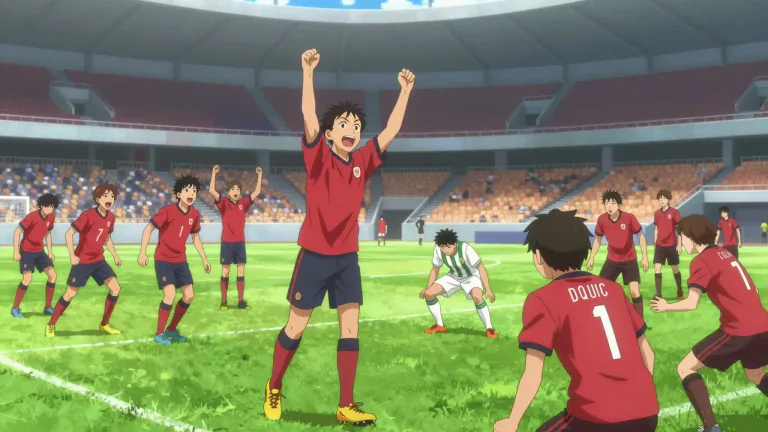 Visual representation of "massacre" - It is a sports event where one side wins easily because they are much better.
