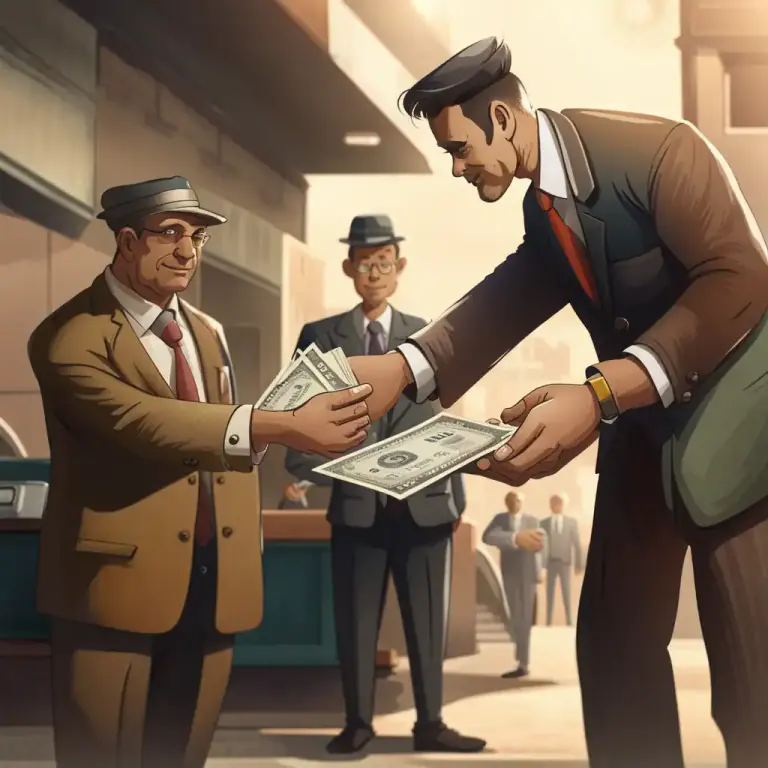Visual representation of "oil the wheels" - To bribe someone to do something or make a process easier.