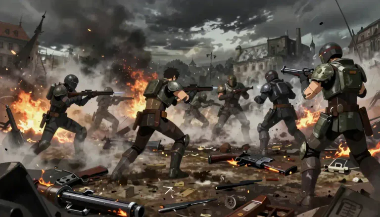 Visual representation of "sanguinary" - Involving a lot of violence and killing