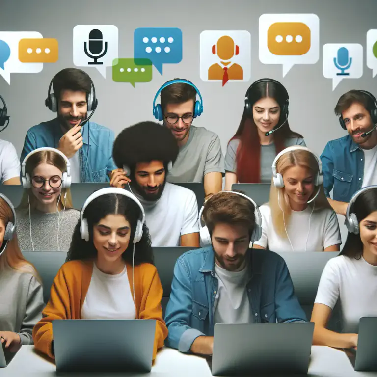Visual representation of "discord" - A communication platform where users can share audio, video, and text in channels.