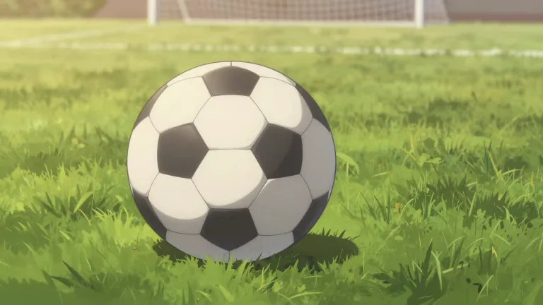 Visual representation of "ball" - A round object used in games or sports.