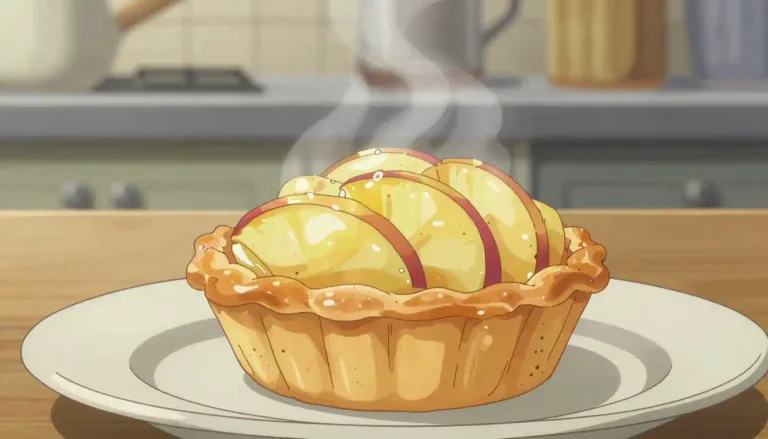 Visual representation of "tart" - A small pie, usually filled with fruit