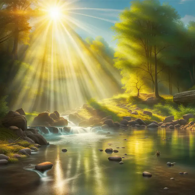 Visual representation of "like water" - Abundant, plentiful