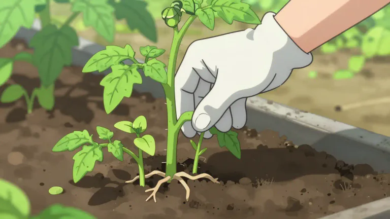 Visual representation of "sucker" - A part of a plant that grows from the base or the roots.