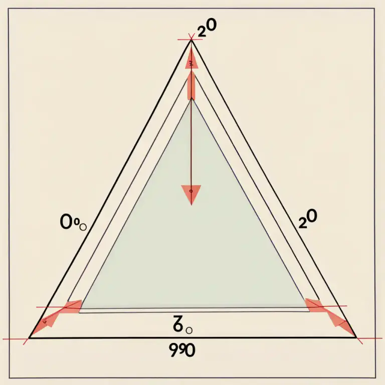 Visual representation of "acute" - An angle that is less than 90 degrees.