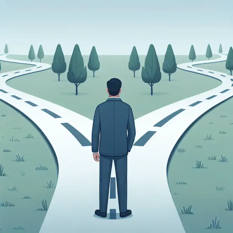 Visual representation of "indifference" - The lack of difference or distinction between two or more things