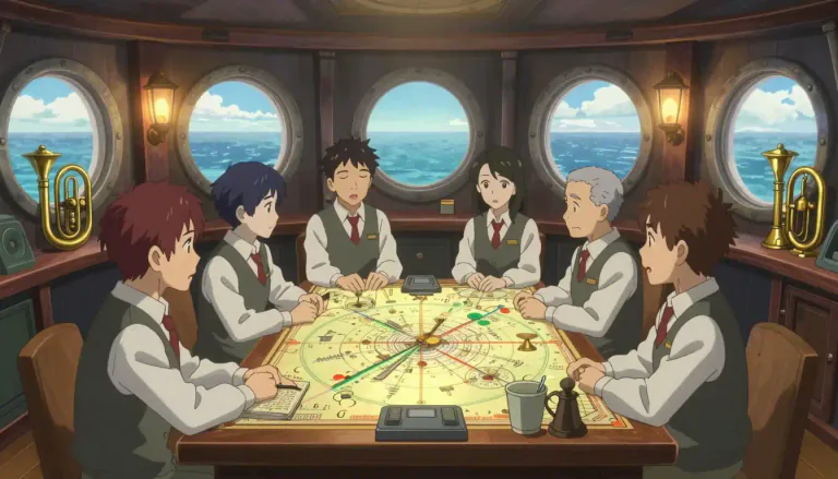 Visual representation of "shipboard" - Happening or conducted on a ship.