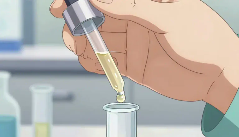 Visual representation of "dropper" - A device used to drop a small amount of liquid at a time.