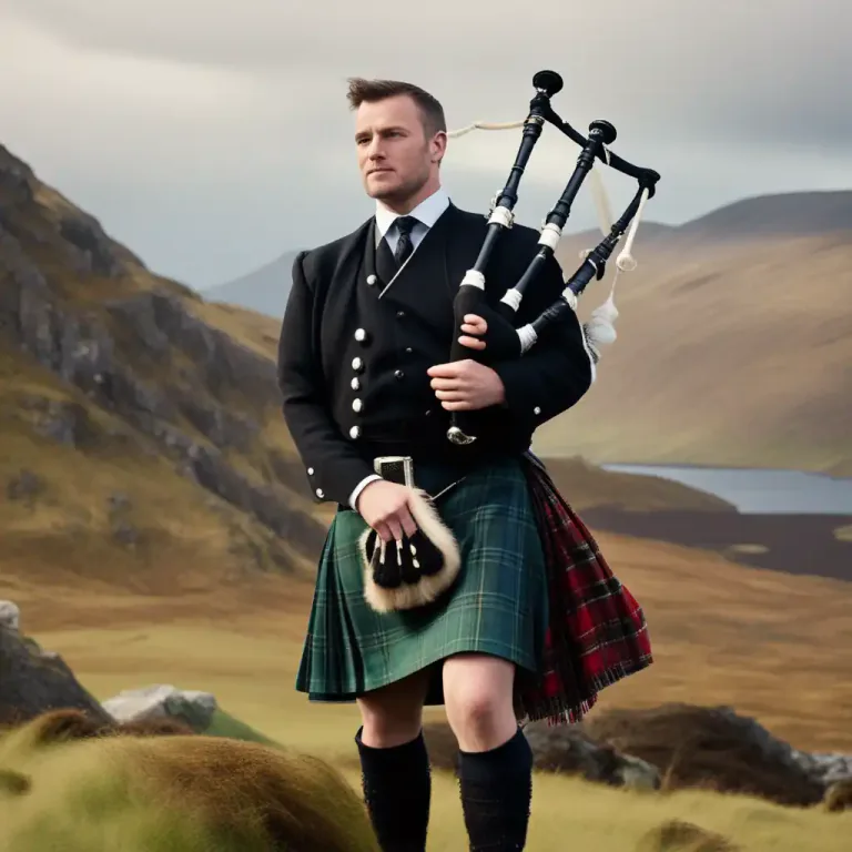 Visual representation of "haggis" - A person of Scottish origin.