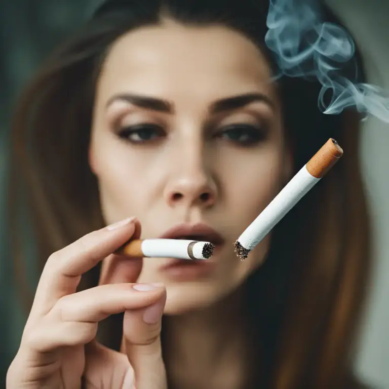 Visual representation of "quit" - stop an addiction