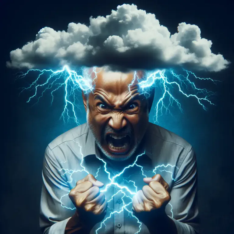 Visual representation of "wicked" - Vicious or nasty