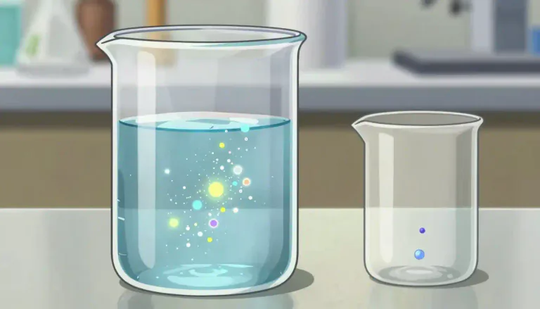 Visual representation of "osmolarity" - Osmolarity is the measure of the total concentration of solute particles in a solution.