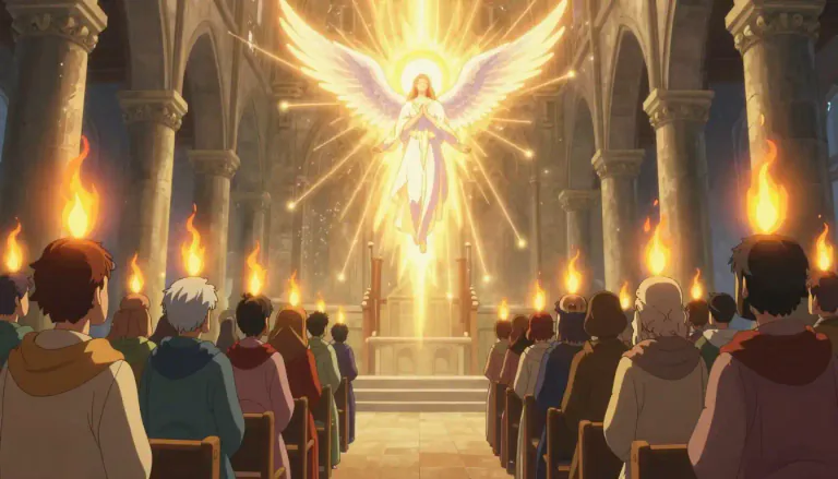 Visual representation of "pentecost" - A holiday celebrated 50 days after Easter by Christians, especially to remember the Holy Spirit's coming.
