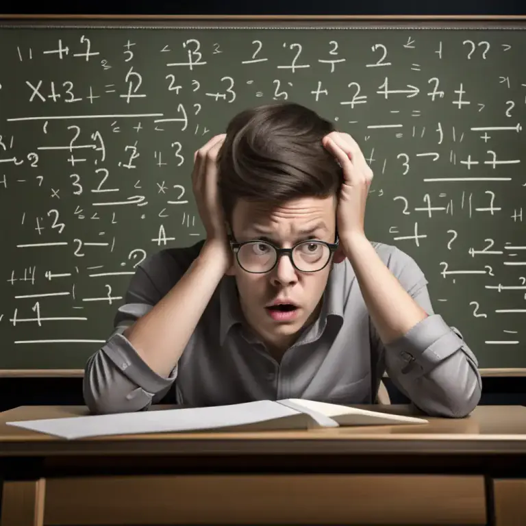 Visual representation of "a thick head" - Having difficulty understanding or learning