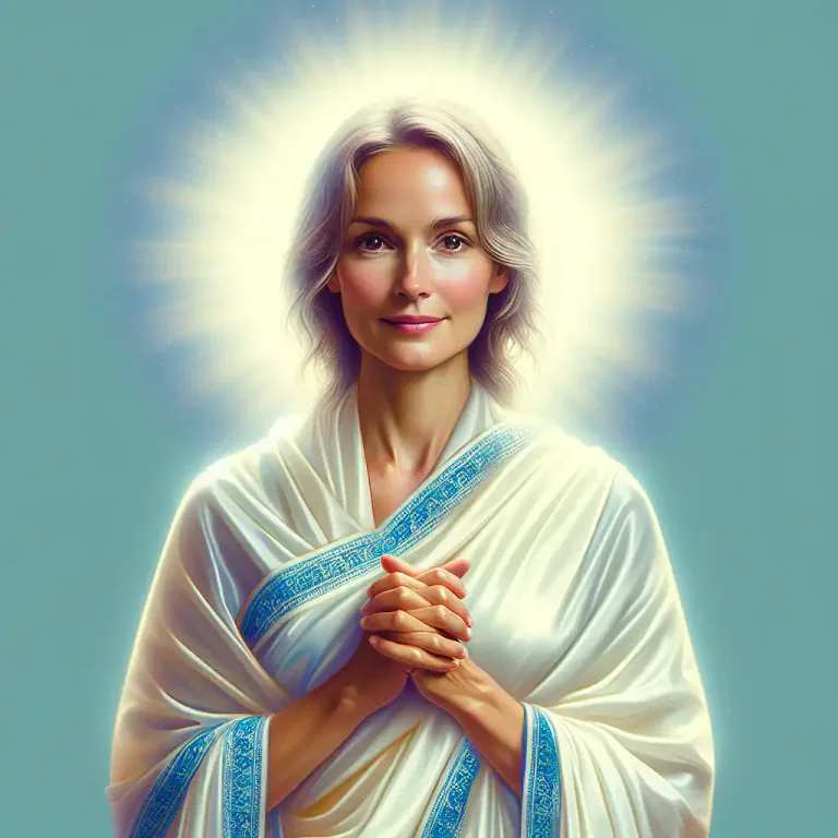 Visual representation of "holiness" - Exceptional goodness or purity
