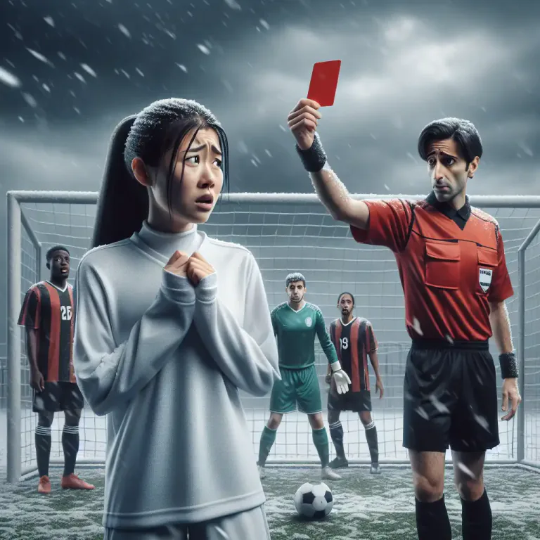 Visual representation of "penalty" - In sports, a punishment given by an official for a rule violation.