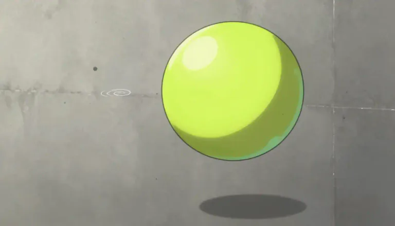 Visual representation of "rebound" - The act of bouncing back after hitting a hard surface.