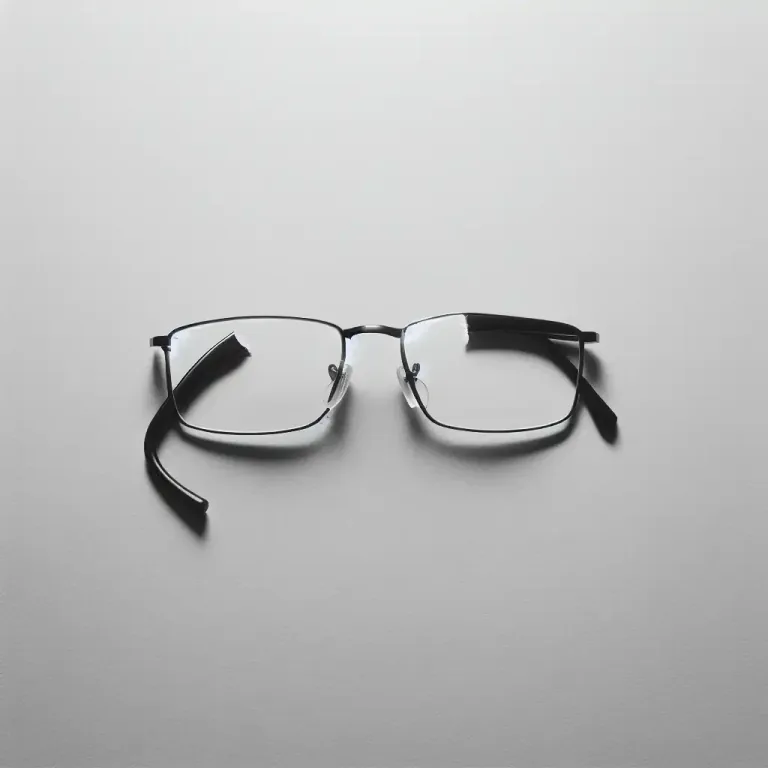 Visual representation of "earpiece" - The part of a pair of glasses that goes over the ear to keep them in place.
