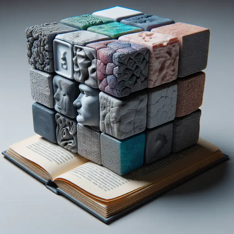 Visual representation of "multidimensional" - Involving several dimensions or aspects.