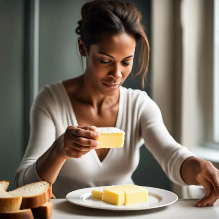 Visual representation of "butter" - To spread butter on something