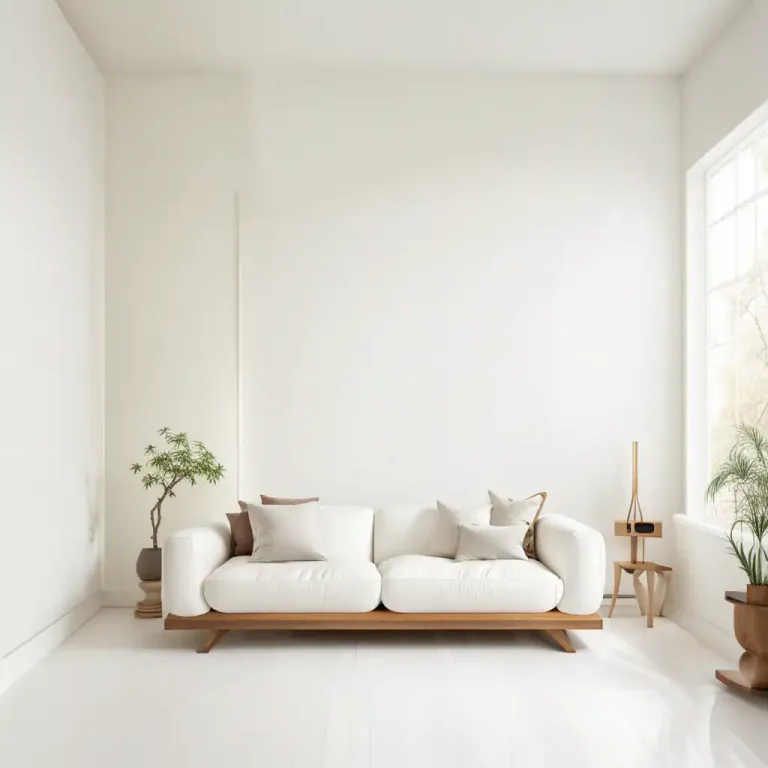 Visual representation of "eggshell" - A light shade of white colored like an eggshell